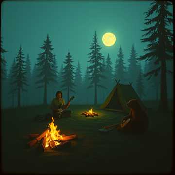 Ночной костер