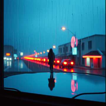 Капли дождя