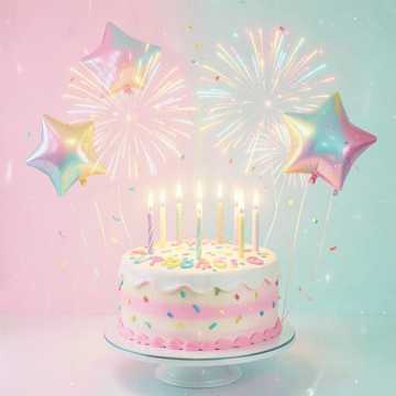 Торт и Фейерверк