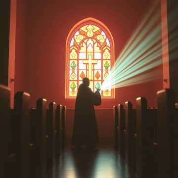 Монах и длинные ноги.