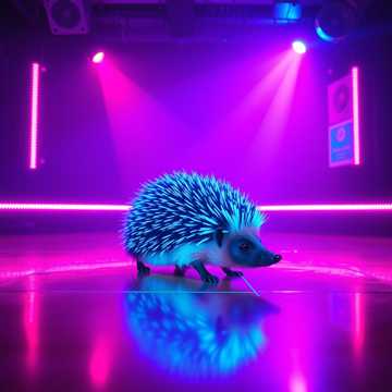 Еж на танцполе