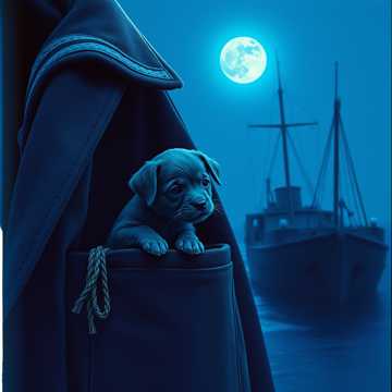 Голубой щенок и Злой Пират