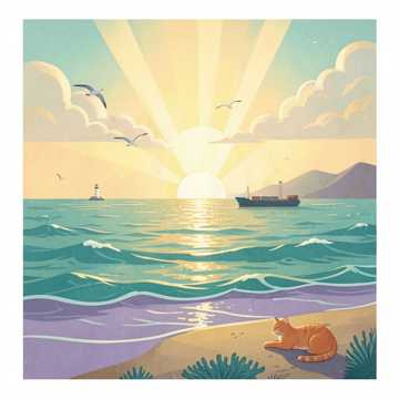 Волшебные лучи сквозь тучи проникают...