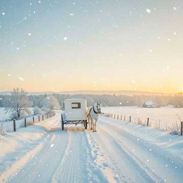 Падает белый снег