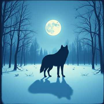 Одинокая волчица