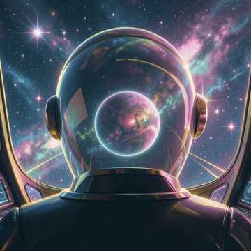 В небе