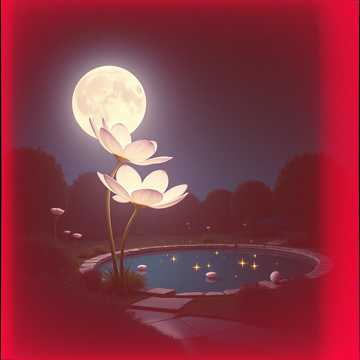 Под лунным цветком.