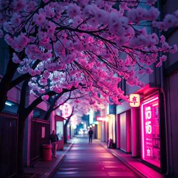 Белый снег цветов вишневых