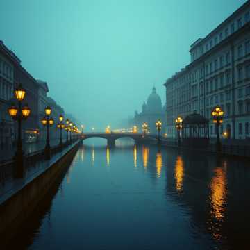 Ночной Петербург