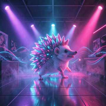 Еж на танцполе