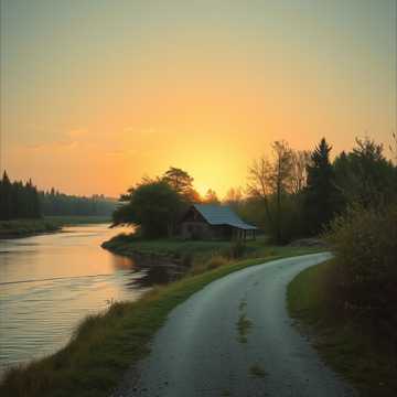 Мимо текла река