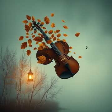 Кавер Жизнь осенний лист