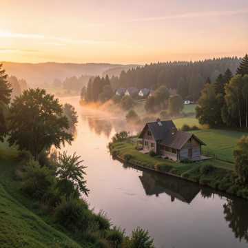 Деревенька.