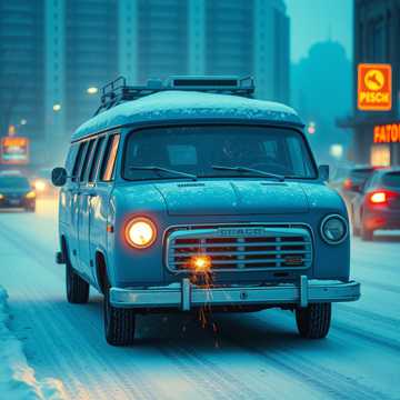 Электрик Мишаня и синий Додж