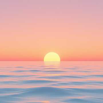 Закат в розовой глазури