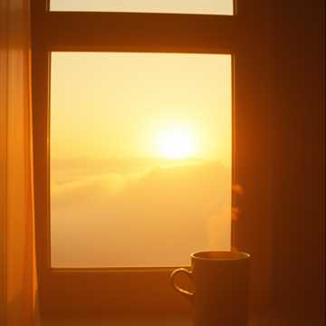 Рассвет, как та лампадка