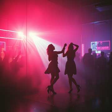 Огни софитов.