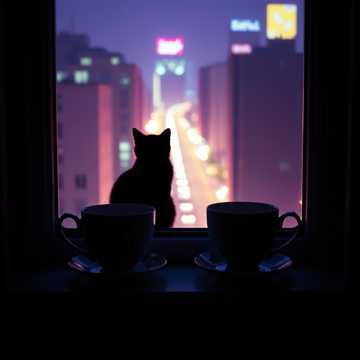 Чёрная кошка между нами