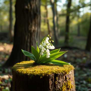 Белые ландыши!