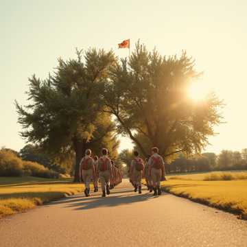 Наш отряд шагает рядом