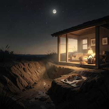 Сон в яме-блиндаже под огнём