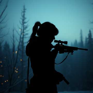 Женщина- снайпер(Rus)