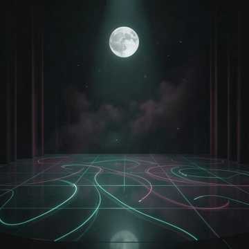 Лунный танец стекла