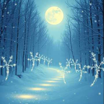 Новогодний лес (Edit)