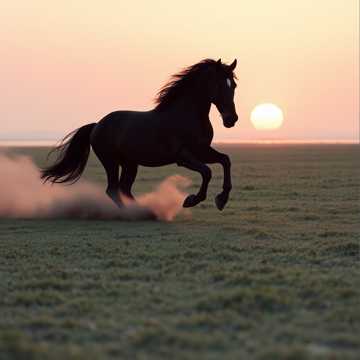 Вороной в поле гулял. (Edit)