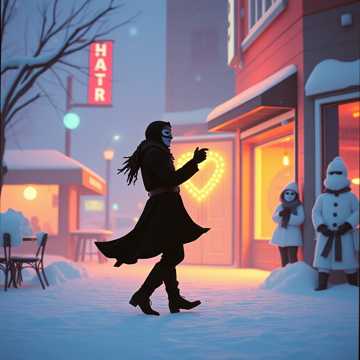 Холодно и снежно