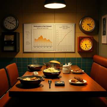 Обед в службе контроля