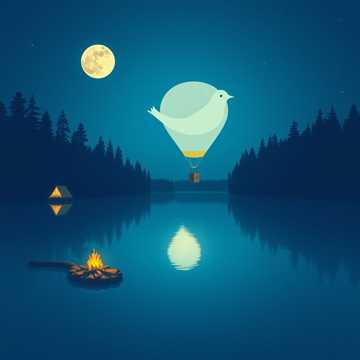 Горит костёр