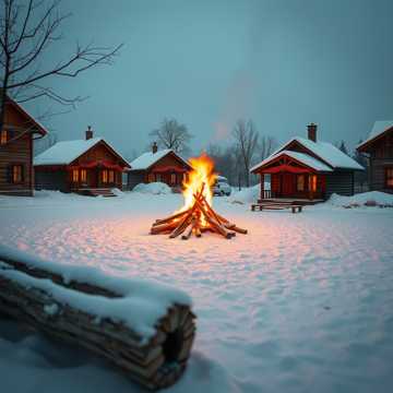 Народные гуляния на Масленицу