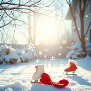 **Весёлая песенка про снежинки**