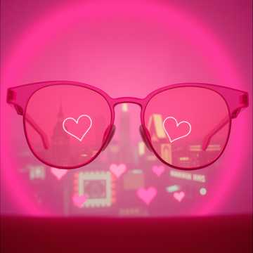 Вика и разовые очки