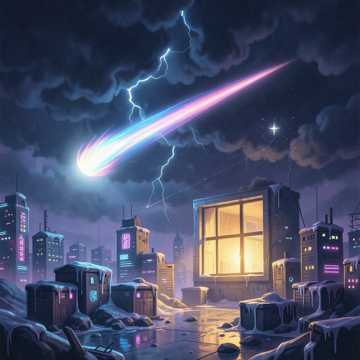 Рассекая небо.