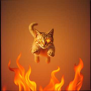 Кошка из огня