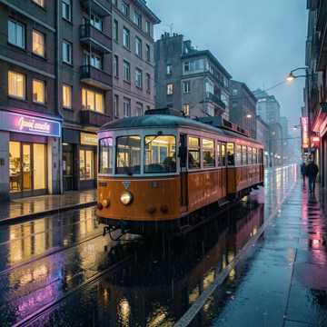 Старый трамвай