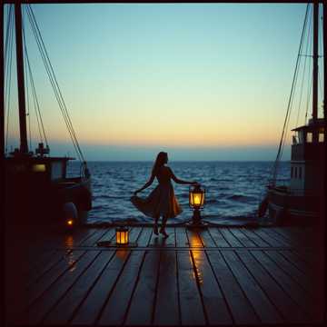 Шанти про девушку в платье цвета хаки