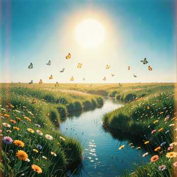 Солнце золотистое