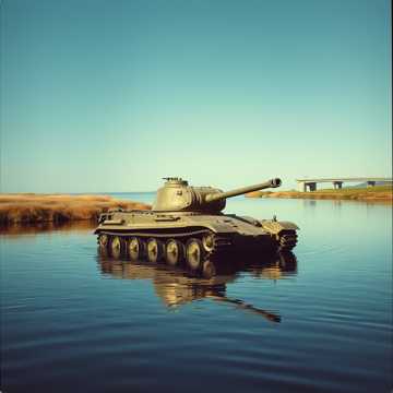 Мы утопили танк